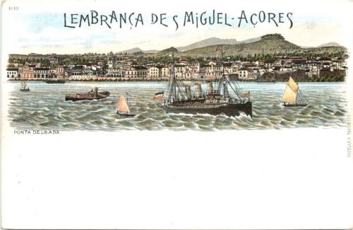 Acores - Lembranca de S. Miguel - Litho