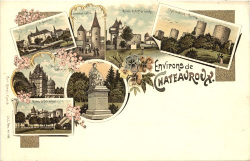 Environs de Chateauroux - Litho