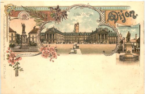 Souvenir de Dijon - Litho