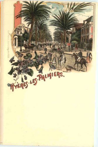 Hyeres les Palmiers - Litho - Verlag Carl Künzli