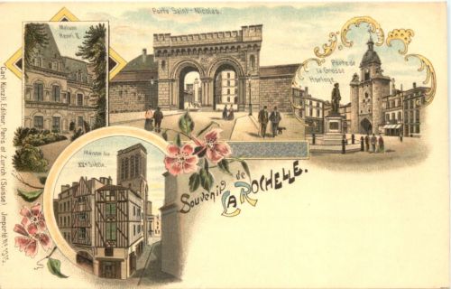 Souvenir de La Rochelle - Litho - Verlag Carl Künzli