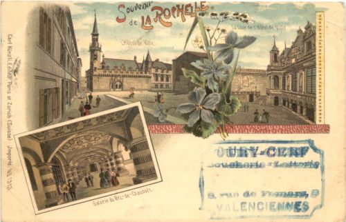 Souvenir de La Rochelle - Litho - Verlag Carl Künzli