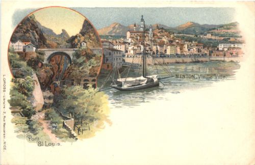 Menton - Litho