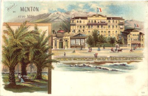 Hotel de Menton - Litho