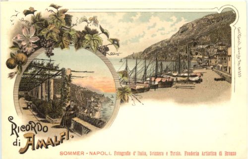 Ricordo di Amalfi - Litho - Verlag Carl Künzli