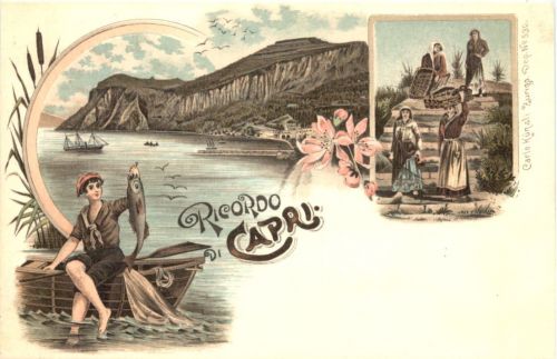 Ricodo di Capri - Litho - Verlag Carl Künzli