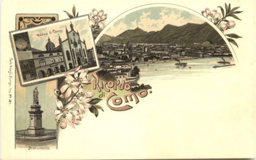 Ricordo di Como - Litho