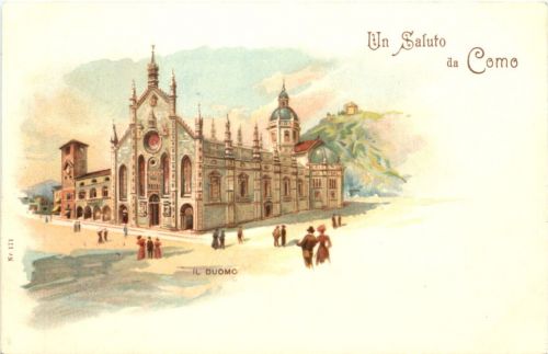 un Saluto da Como - Litho
