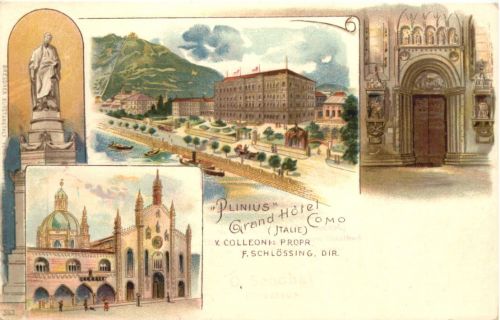 Como - Grand Hotel Plinius - Litho