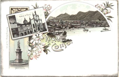 Ricordo di Como - Litho - Verlag Carl Künzli