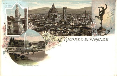 Ricordo di Firenze - Litho