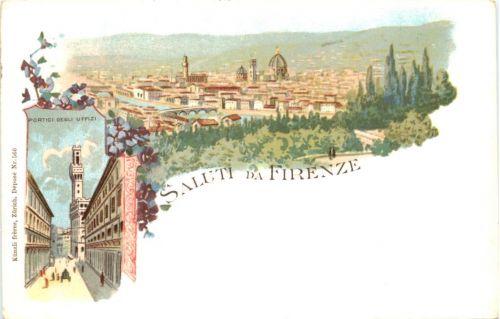 Saluti da Firenze - Litho