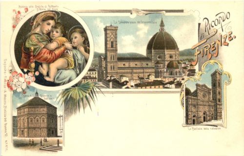 Ricordo di Firenze - Litho
