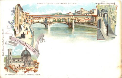 Saluti da Firenze - Litho