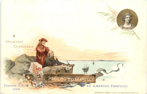 Firenze 1898 - Paolo Toscanelli - Litho