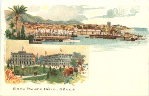 Eden Palace Hotel Genes Genova - Litho