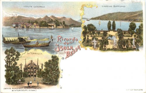 Ricordo dell Isola Bella - Litho - Verlag Schlumpf