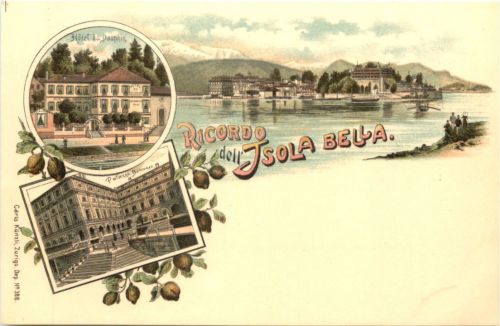 Ricordo dell Isola Bella - Litho - Verlag Carl Künzli