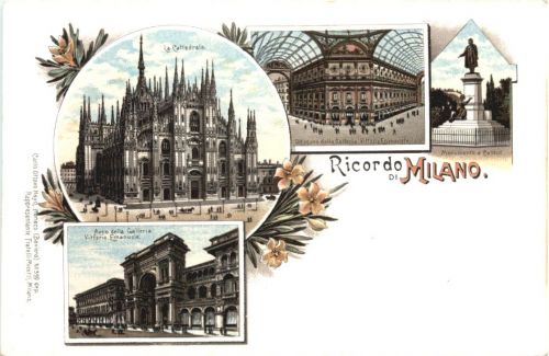 Ricordo di Milano - Litho