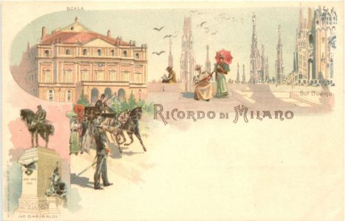 Ricordo di Milano - Litho