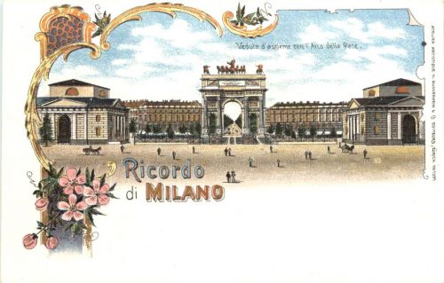 Ricordo di Milano - Litho