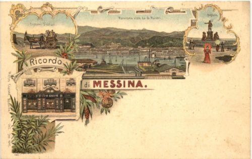 Ricordo di Messina - Litho