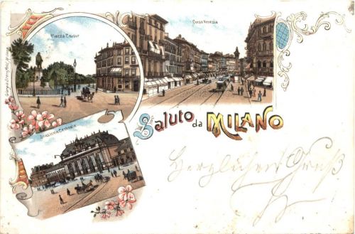 Saluto da Milano - Litho