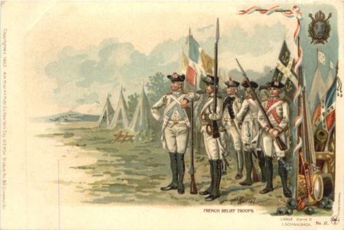 USA - Frensh Relief Troops - signiert R. Knötel