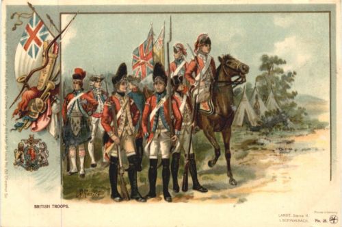 USA - British Troops - signiert R. Knötel