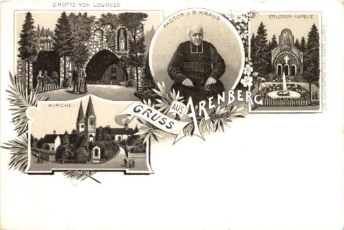 Gruss aus Arenberg - Litho - Koblenz