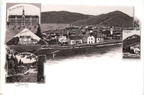 Gruss aus Friedrichroda - Litho