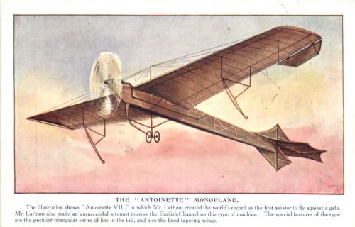Flugzeug The Antoinette Monoplane