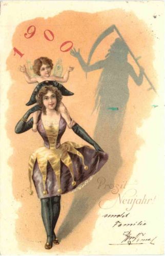 Neujahr Jahreszahl 1900