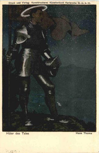 Künstler Ak Hans Toma - Hüter des Tales