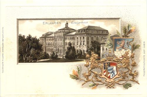 Erlangen - Collegienhaus - Litho