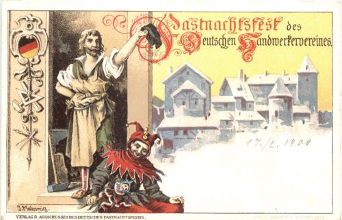 Fastnachtfest des Deutschen Handwerkervereins - Litho