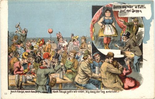 Jahrmarkt - Litho