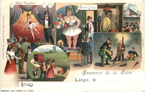 Liege - Souvenir de la Foire - Litho