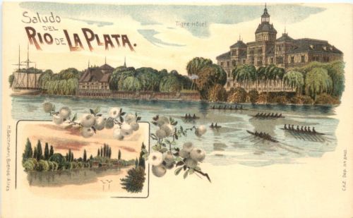 Argentina - Saludo del Rio de la Plata - Litho