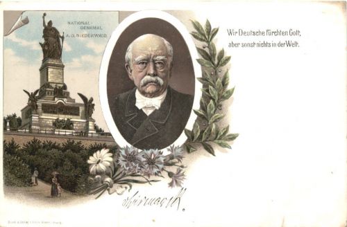 Niederwald - Bismarck - Litho