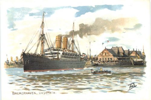 Bremerhaven Lloydhalle - Litho