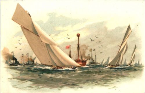 Segelschiff - Litho