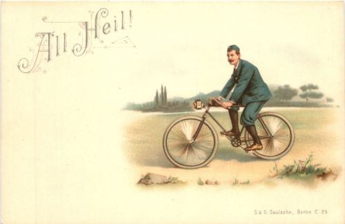 Fahrrad - All Heil - Litho