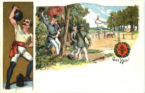 Turnen - Gut Heil - Litho