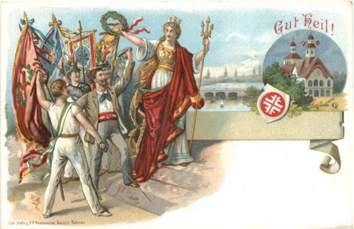Turnen - Gut Heil - Litho