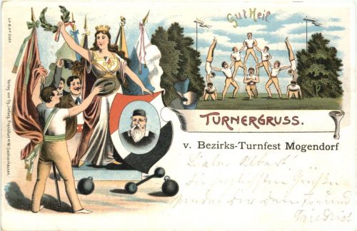 Mogendorf - Bezirks Turnfest- Litho