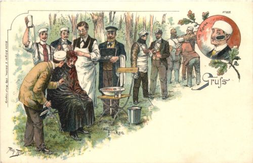 Studentika - Mensur - Litho
