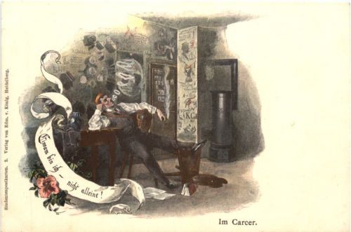 Studentika - Im Carcer - Litho