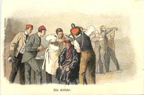 Studentika - Die Abfuhr - Litho