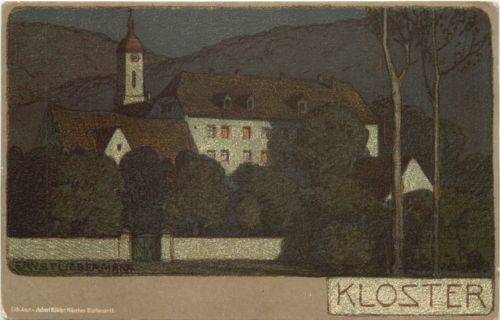 Künstler Ak Ernst Liebermann - Kloster